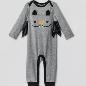 NWT Cat & Jack Halloween Vampire Bat Wings Outfit One Piece Baby Infant Adorable